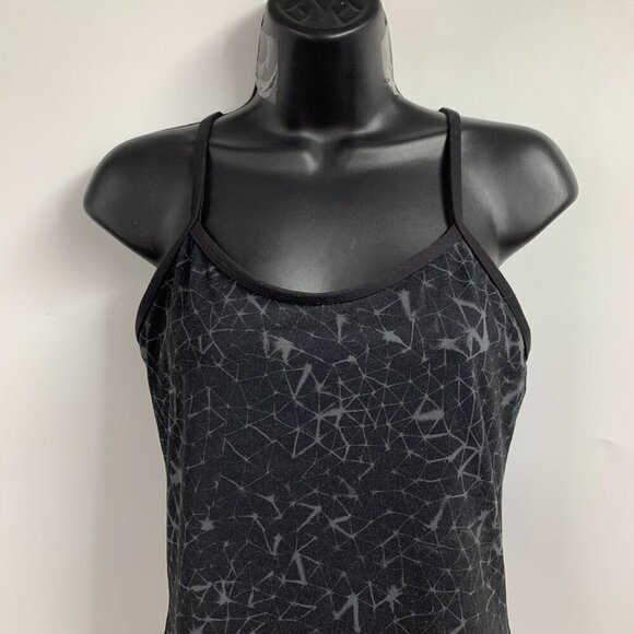 Lululemon Women's‎ Power Y Tank Luon Star Crushed Coal Black Size 8 - Picture 5 of 11